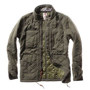 Relwen Quilted Tanker in Dark Olive